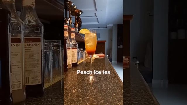 peach ice tea