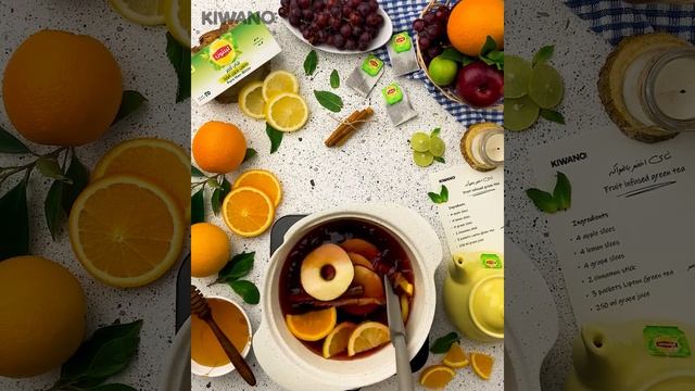 Fruit Infused green tea | شاي اخضر بالفواكه