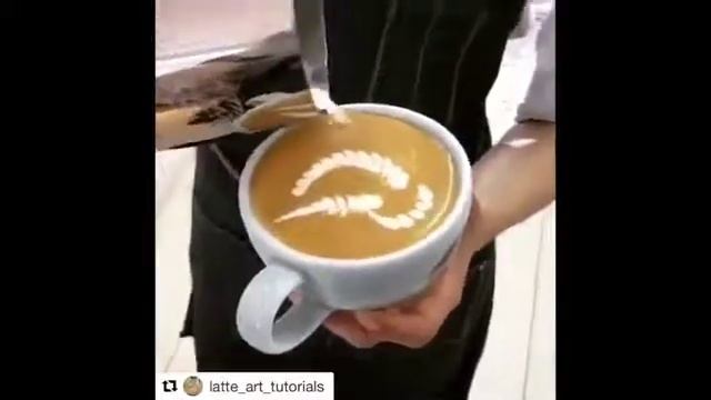 LATTE ART :cappuccino latte art coffee art tutorial flat white barista compilation coffee artist U