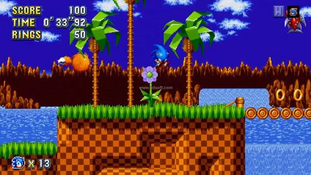 Sonic Mania Green Hill Zone act 1 By sega