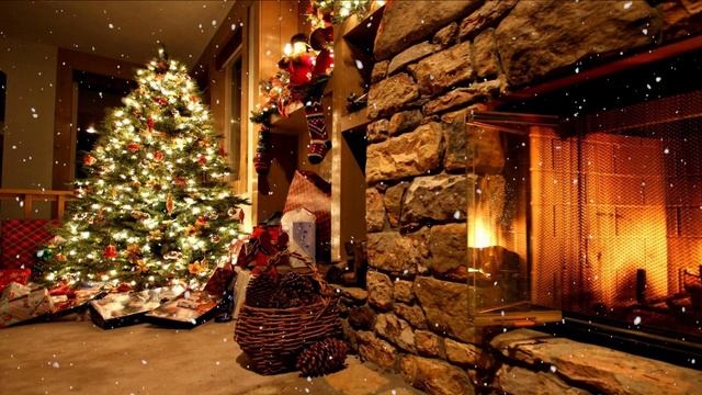 Soothing fireplace with relaxing jazz | Winter jazz | Christmas | Short video version | Chill |Rela