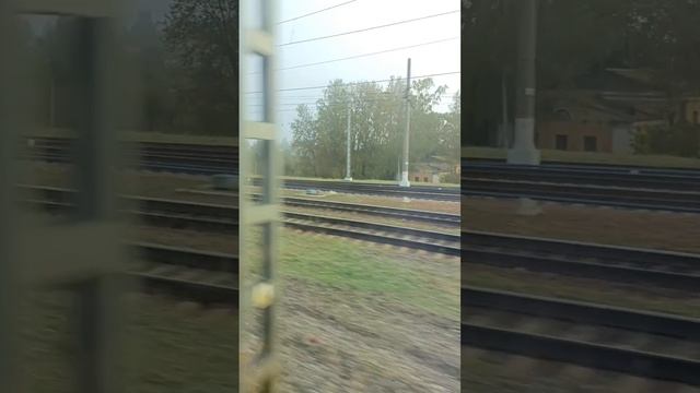 станция Любань из окна поезда