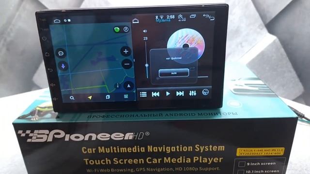 2 дин магнитола 7 дюймов Android 10 PIONEER 4/32