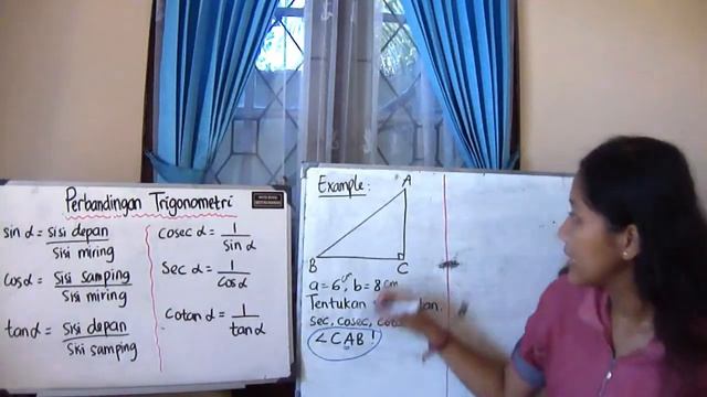 Video pembelajaran kelas X SMA : Materi Perbandingan Trigonometri (Trigonometri)