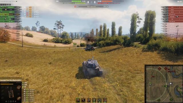 Мир танков. WOT. Бой на VK 45.02 (В). Взял 8 фрагов и 10К урона