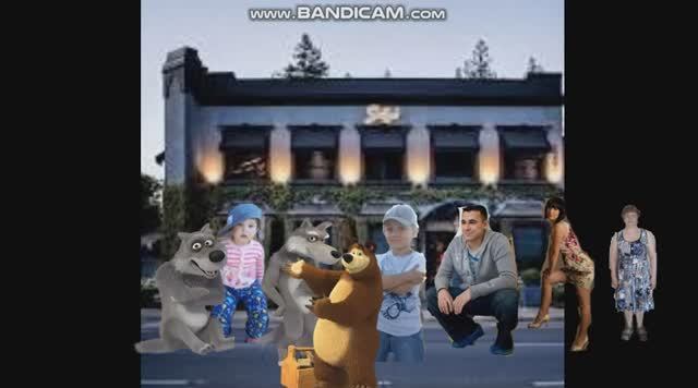 Cunny Wolf And Silly Wolf Gets In Big Trouble For Babysitting Masha Junior (SHE GETS REWARDED)