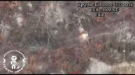 Разведка БПЛА группы «ШРАМА» СпН «АХМАТ» выявила точку запуска вражеских мавиков.