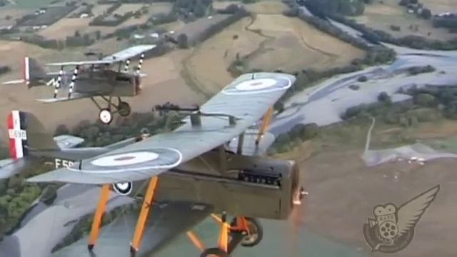 Two RAF S.E.5a fighters patrolling