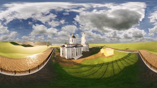 Виртуальная реконструкция Троицкого собора в Ставрополе-на-Волге Twinmotion 360