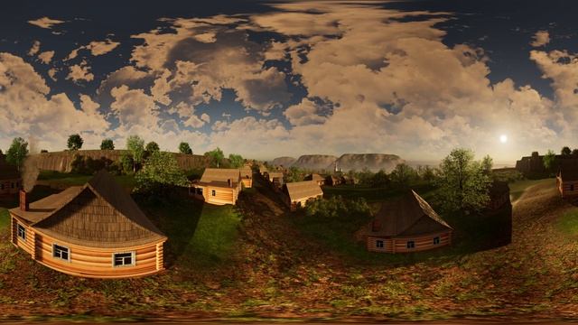 Twinmotion 360 Ставрополь-на-Волге (Тольятти). Вид из купеческой слободы. Автор: Кристина Абрамова
