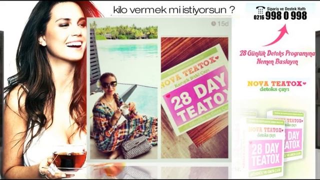 Nova Teatox Çayı Sipariş Hattı : 0212 511 98 98