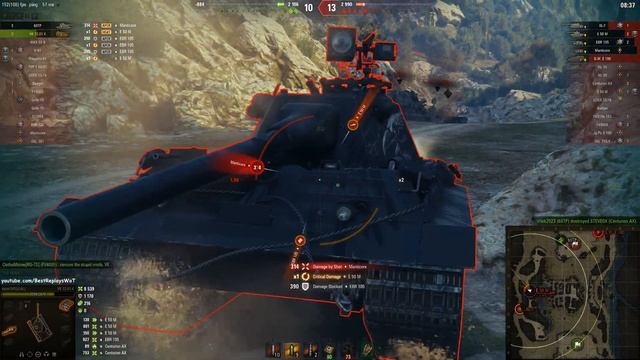 Мир танков. WOT. Бой на VK 72.01 (K). Взял 8 фрагов и 11.5К урона