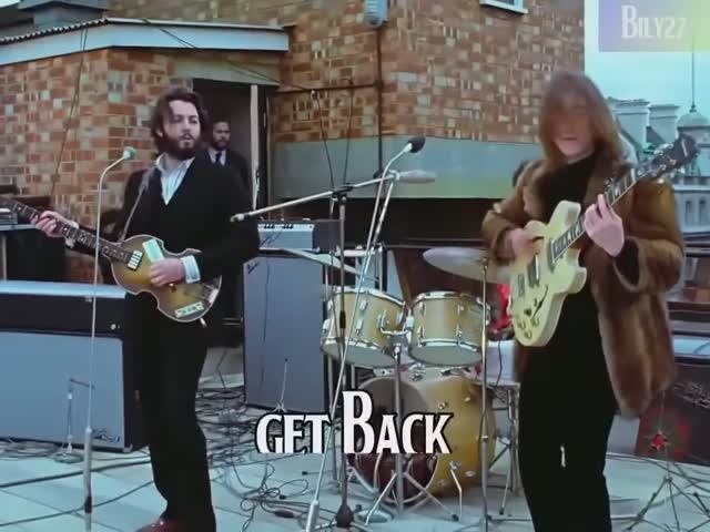 THE BEATLES en la Azotea... _Get back_.