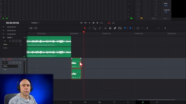 SLICK Audio DELAY Effect in DaVinci Resolve 18.1   How to Extend Audio FX Past Clips