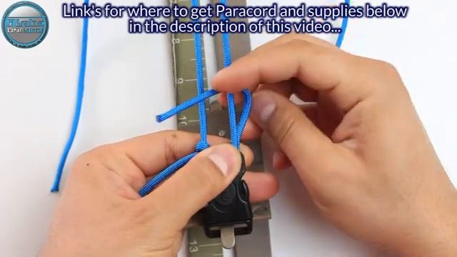 Wide Paracord Bracelet Core 4 Strands Bracelet Base Tutorial DIY_270p_360p