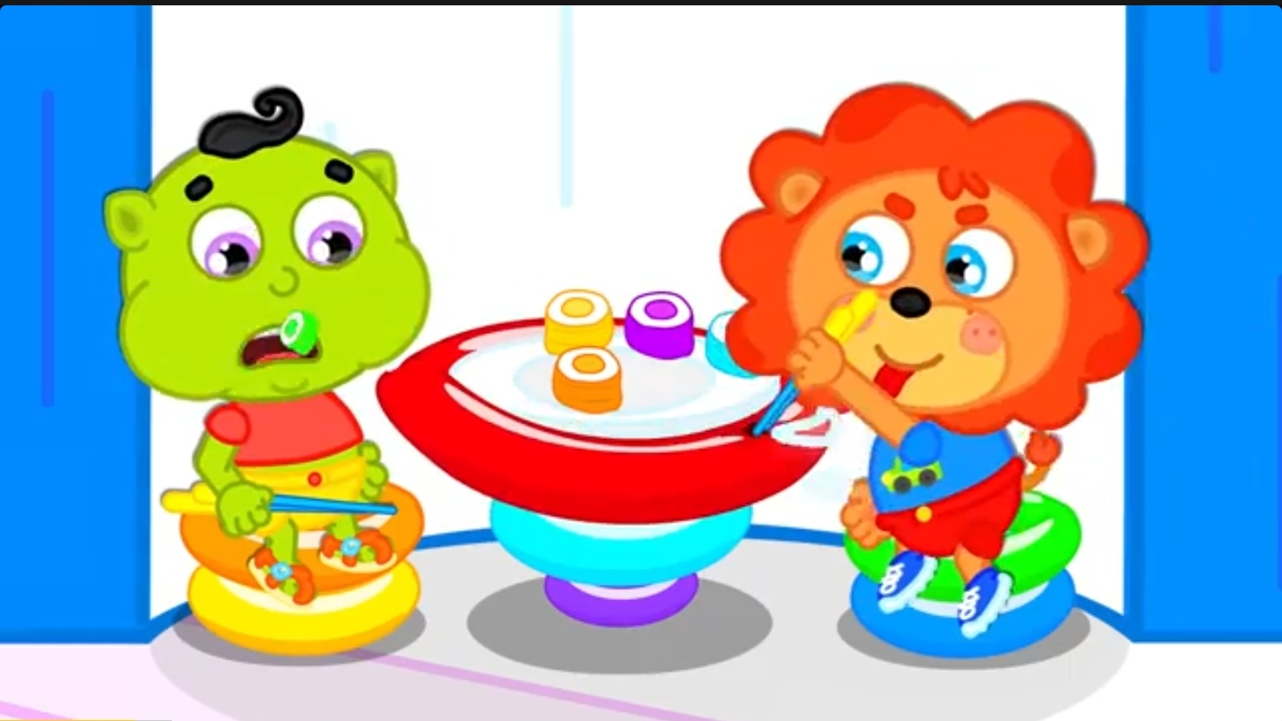 Котятки для детей, Разноцветные Круги