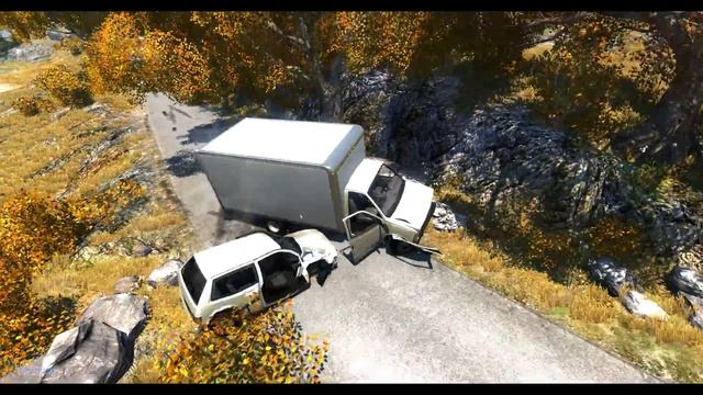 ДТП симулятор BeamNG Drive #2 | Осеннее ралли