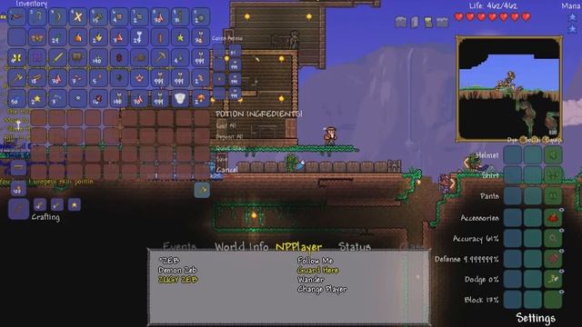 N Mod Terraria 1.2.4 RPG Lets Play Part 15!: SO MANY ANTZ!
