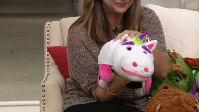 Flip Pets Set of Two 2-in-1 Plush Animal Buddies on QVC
