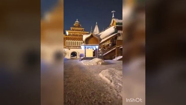 новогодний парк Коломенское в Москве