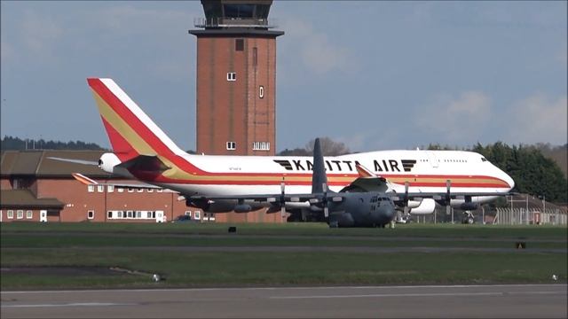 Boeing 747 400 KALITTA AIR at RAF Mildenhall, May 2017