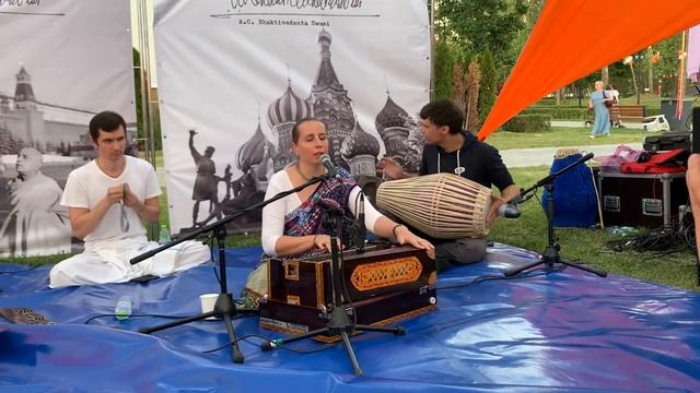Gauri dd kirtan@ mridanga Lilanath das@Balaram Purnima@Остров мечты