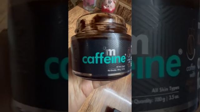 M Caffeine Espresso Coffee face mask, Skincare with AHA + BHA