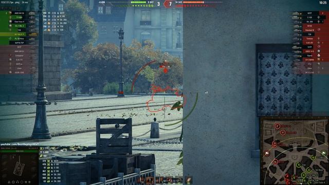 Мир танков. WOT. Бой на VK 168.01 (P). Взял 4 фрага и 9.1К урона
