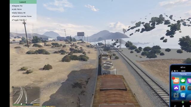 Grand Theft Auto V Будни Машиниста Поезда (мод на машиниста поезда)