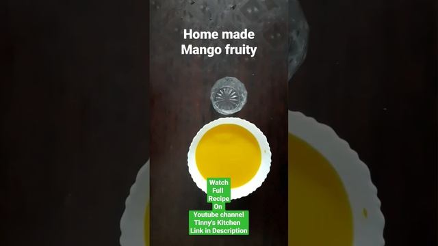 Home Made Mango Fruity #foodblogger #foodie #indianfood #explore #shorts #trending #summer
