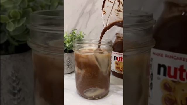 Nutella iced coffee #Shorts