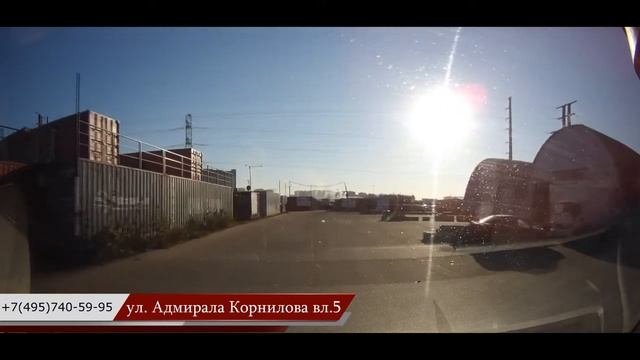 Складное место. ул Адмирала Корнилова вл.5 Схема проезда по территории от кпп.