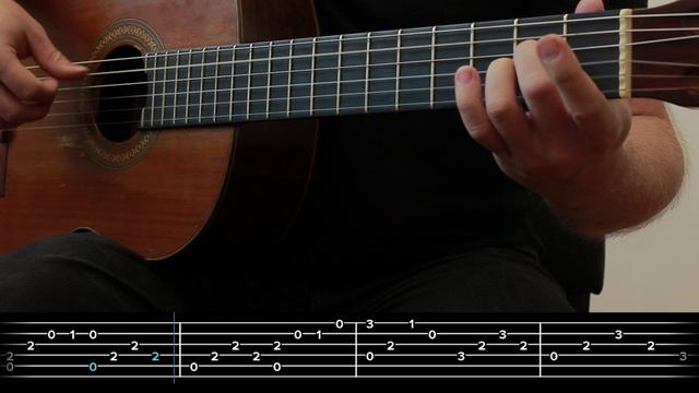 Es Si Tu N'existais Pas acoustic cover guitar tutorial tab lesson nstrumental