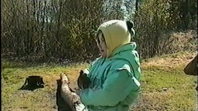 Анфиса. Загородная прогулка с родителями и Лобузновыми. 1998