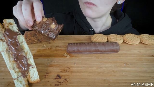 ASMR Chocolate Peanut Butter Desserts *Nutella PB Sandwich, Ice Cream, Cheesecake, Brownie, Cookies