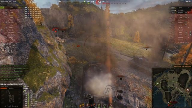 Мир танков. WOT. Бой на E 100. Взял 8 фрагов и 10.8К урона