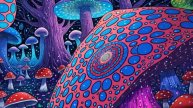 Psychedelic Trance - Magic Mushrooms Hallucinations mix 2023 (AI Graphic Visuals)