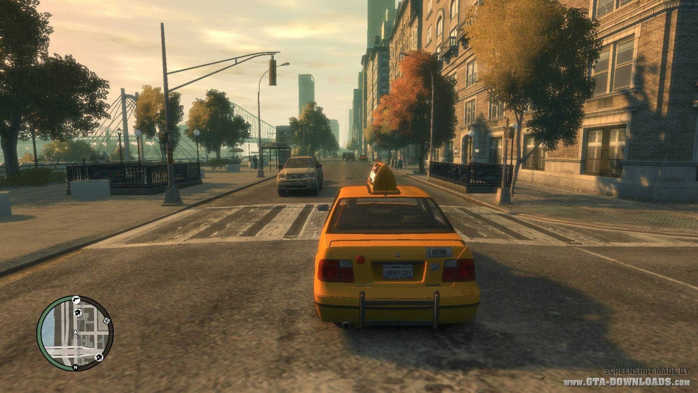 Как сидеть в такси от первого лица в GTA 4