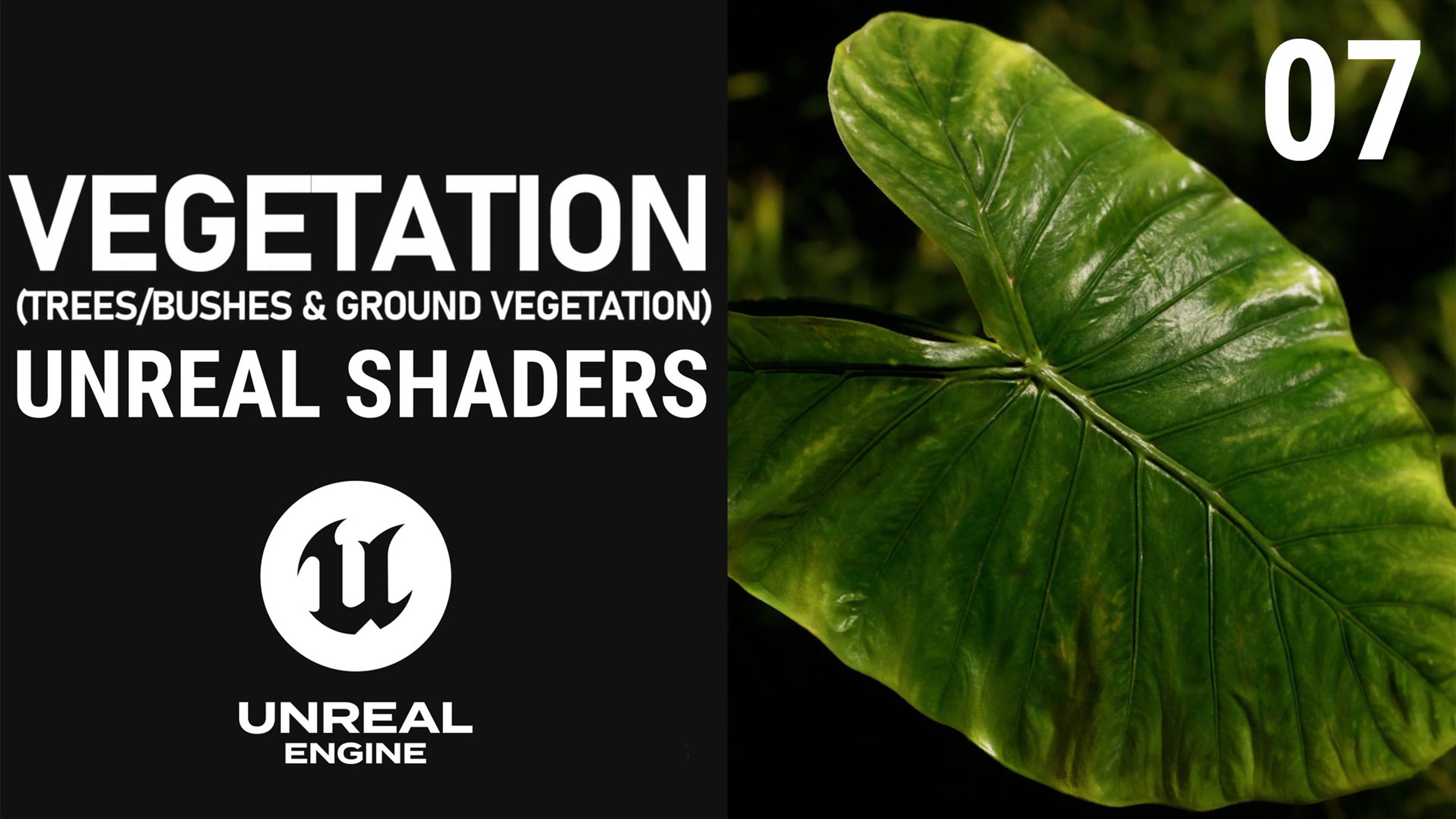 Unreal Engine - Vegetation Shader (Trunk & Foliage & Wind)
07.US_Veget Emissive