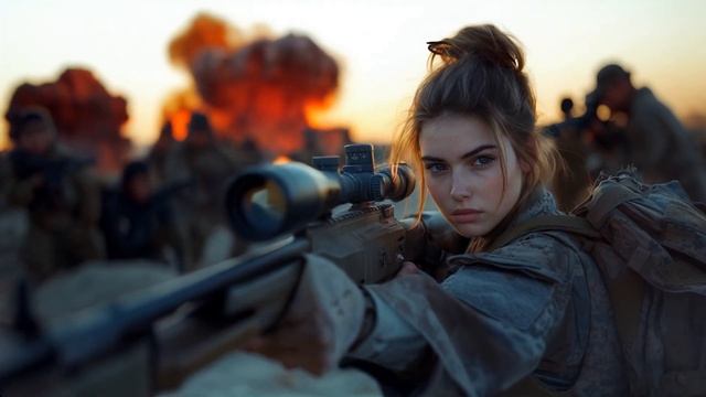 Brave Female Warrior Leads Risky Mission In Ai-generated Short Film