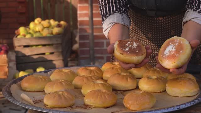 Kənd Həyatı.  Sweet Pumpkin Buns  Cozy Autumn Recipe