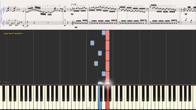 Токката и Фуга Ре Минор  ИС Бах Ноты и Видеоурок для фортепиано piano cover_360P.mp4