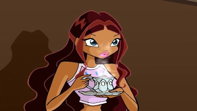 Aisha: "Woah, this is the best tea I've ever had!" | Winx Club Clip