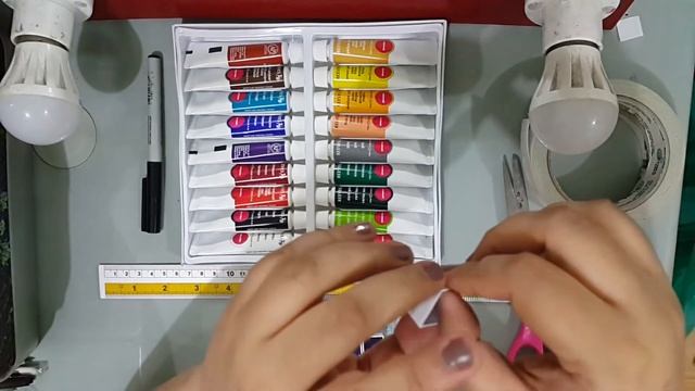 How I Setup My Gouache Palette (Tagalog and English commentary) - Complete version