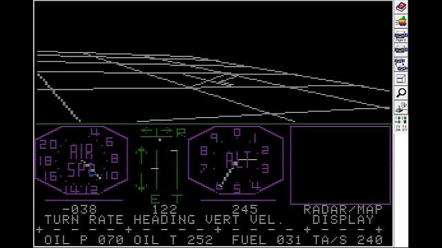 Flight Simulator I  - Apple II