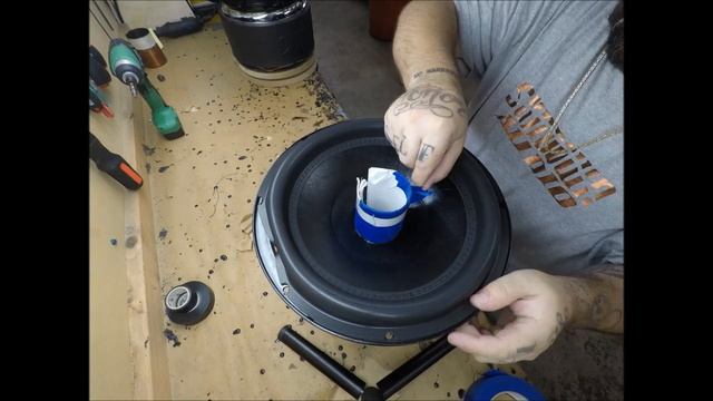 Building a Subwoofer Recone at Sundown Audio Time Lapse