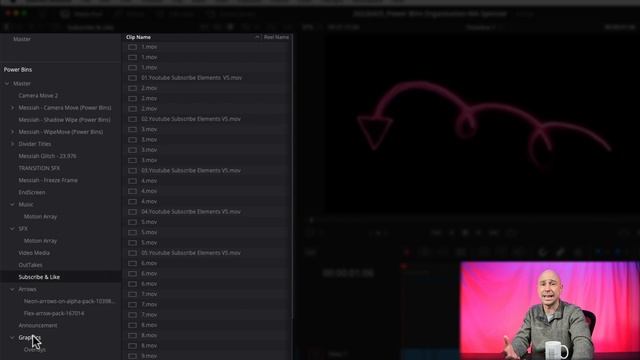 Got 1,000’s of Video Editing Assets   How to Organize Media in DaVinci Resolve 18 with POWER BINS