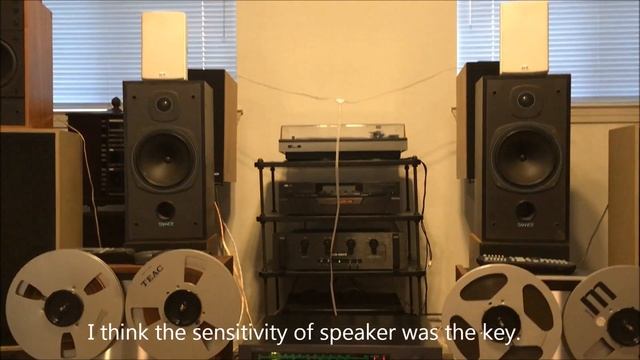 Tannoy M15 Loudspeakers Demo (vs. Celestion SL6si)