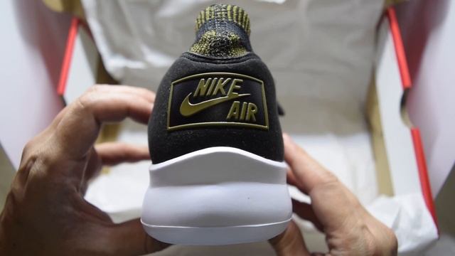 Whazz in The Box?!? - Nike Air Sockracer Flyknit (Black/Olive Flak-Black-White) Unboxing