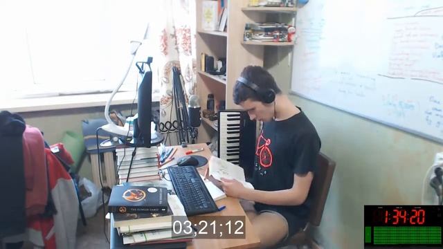 Productive day with me EJ #15 | 6 HOURS of Time Lapse Learning | 'Matilda' English Book Reading